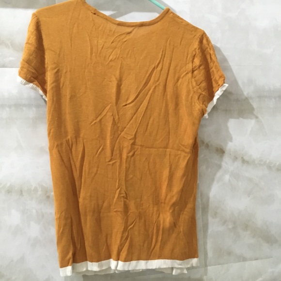 Allen Solly Yellow Top - Picture 5 of 7